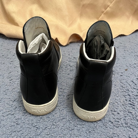 Prada Black Leather Booties - Picture 2 of 7